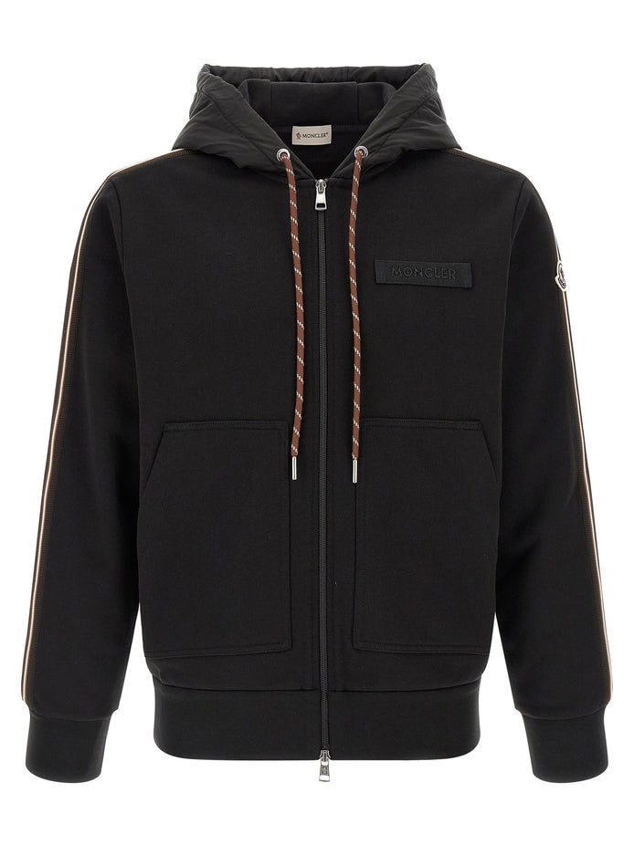 Moncler Black Polyamide Sweatshirt