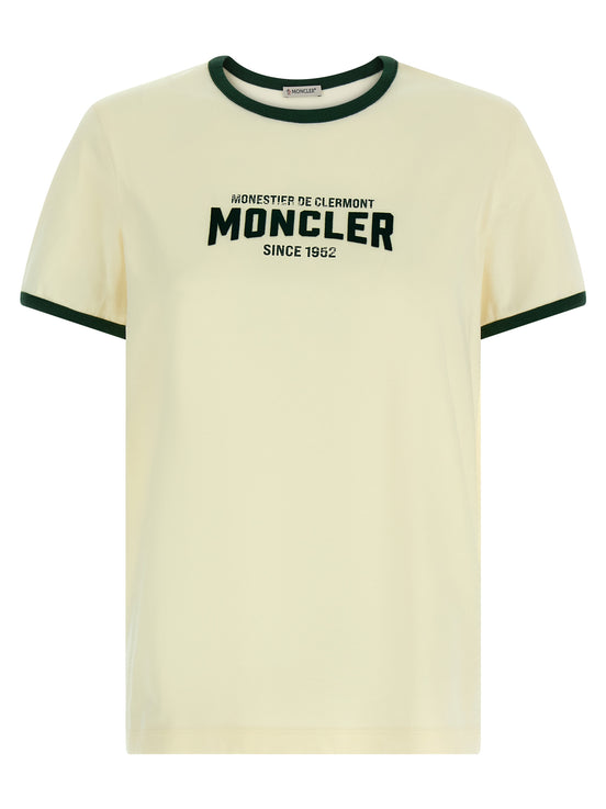 Moncler Beige Cotton T-Shirt