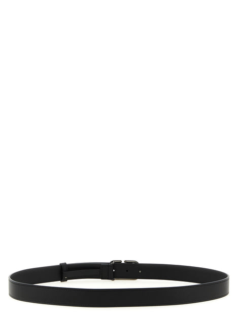 Valentino Garavani Black Calfskin Regular Belt