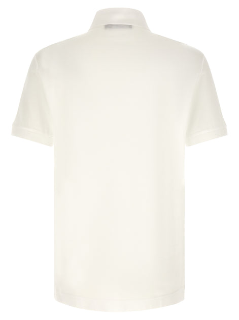 Dolce & Gabbana White Cotton Polo Shirt