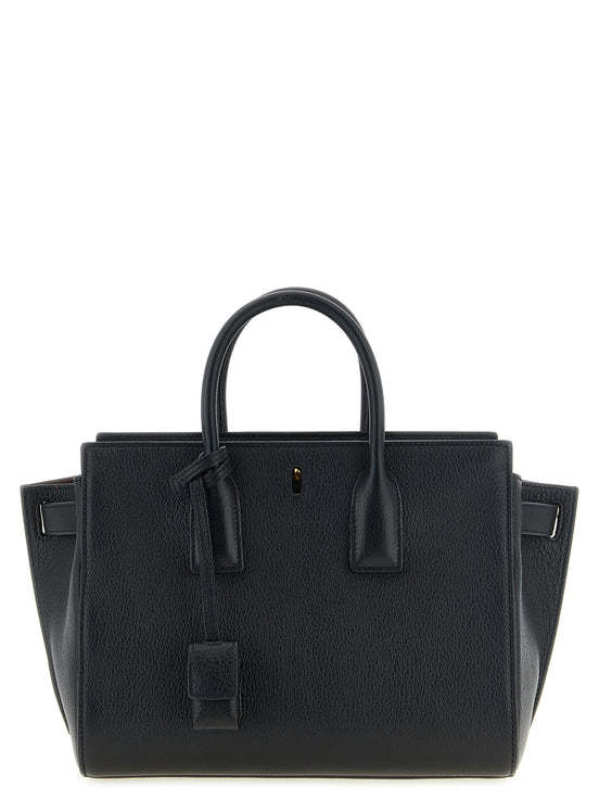 Saint Laurent Sac De Jour small Black Goatskin Handbag