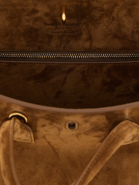 Saint Laurent Brown Calfskin Handbag