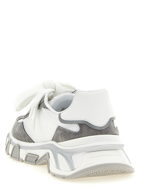 Dolce & Gabbana Gray Polyester Athletic Sneakers