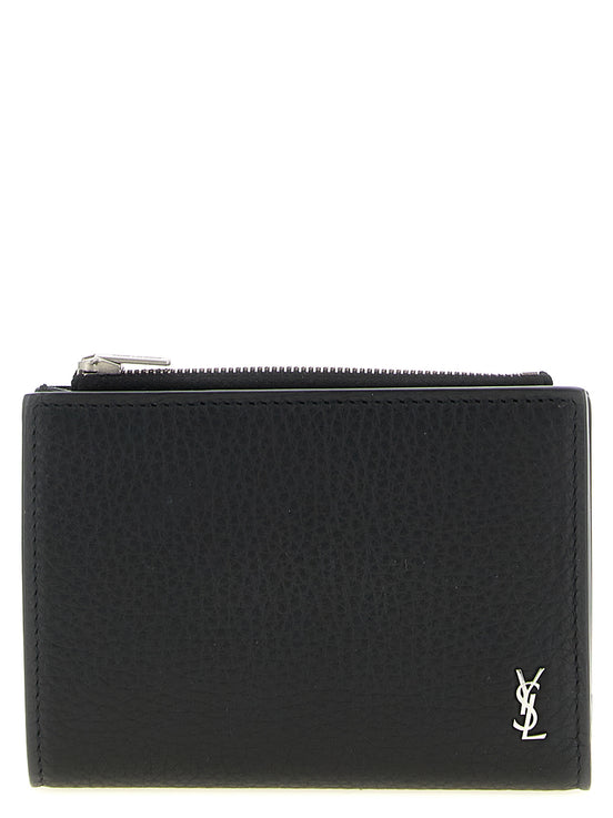 Saint Laurent Black Calfskin Wallet
