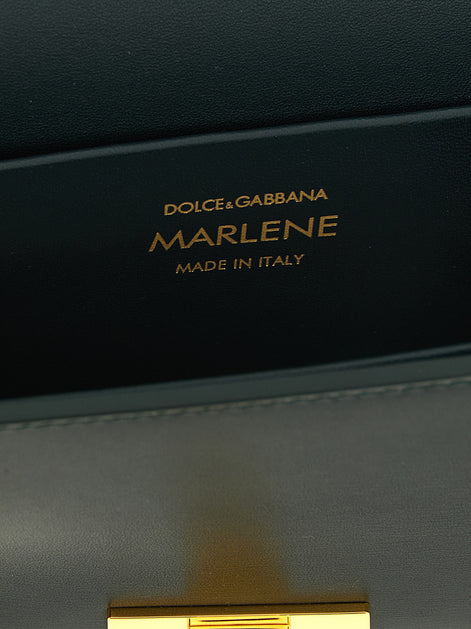 Dolce & Gabbana Bicolor Calfskin Shoulder Bag