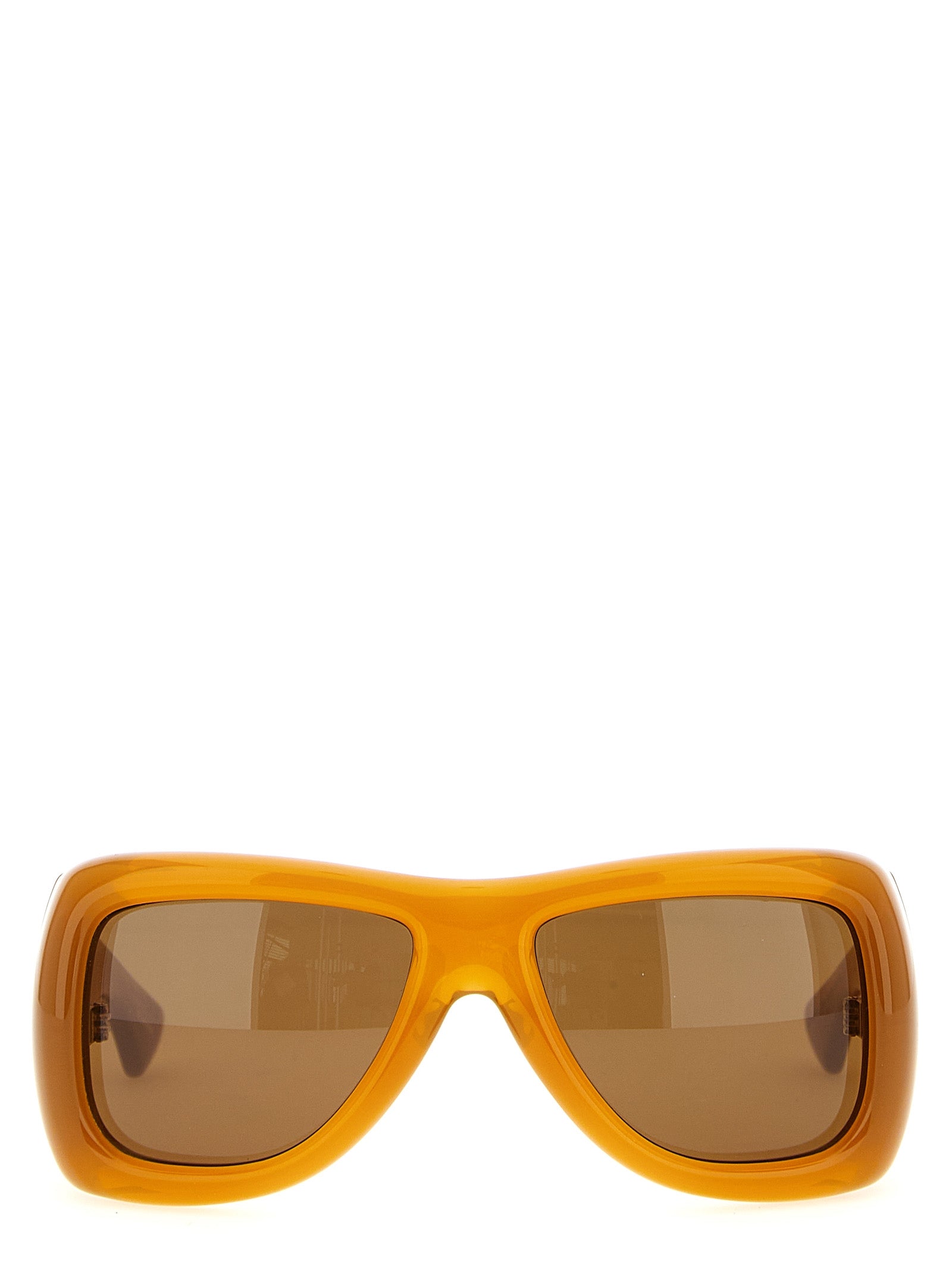 Saint Laurent Orange Acetate Sunglasses
