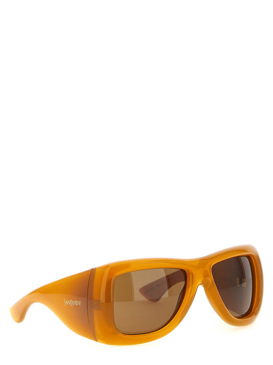 Saint Laurent Orange Acetate Sunglasses