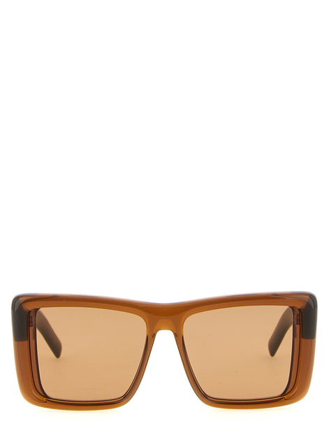 Saint Laurent Brown Acetate Sunglasses