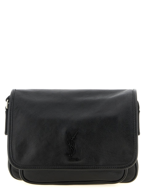 Saint Laurent Black Calfskin Crossbody Bag