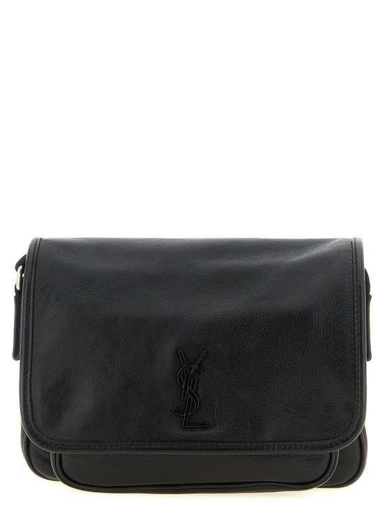 Saint Laurent Black Calfskin Crossbody Bag