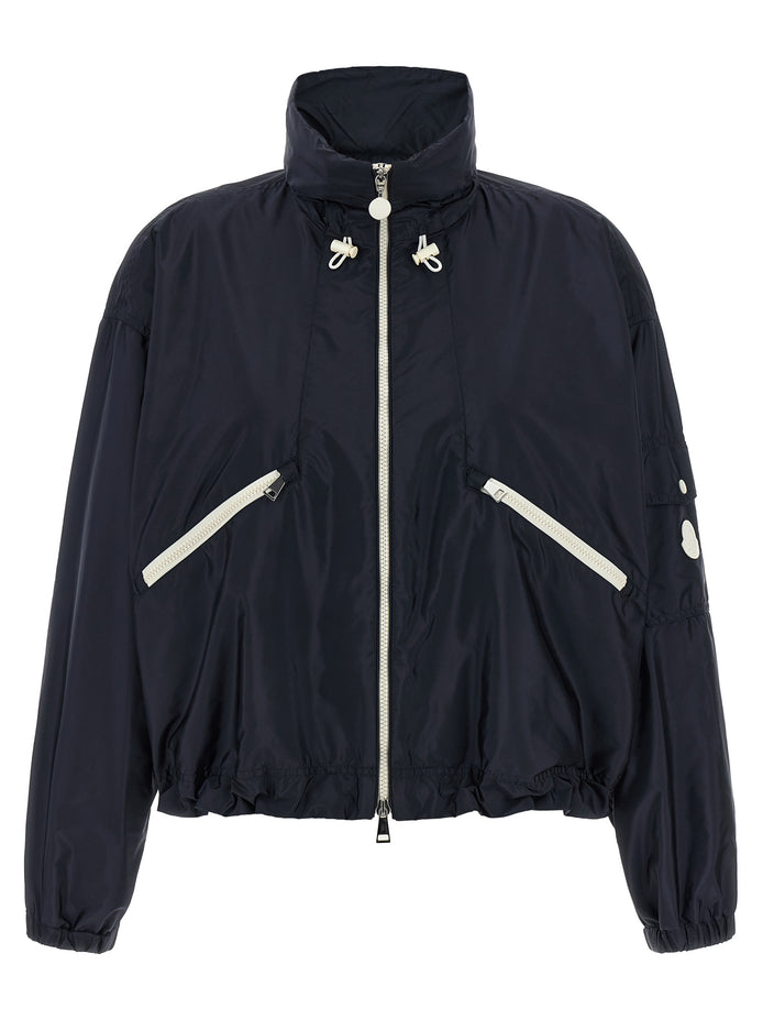 Moncler Blue Polyamide Shell Jacket
