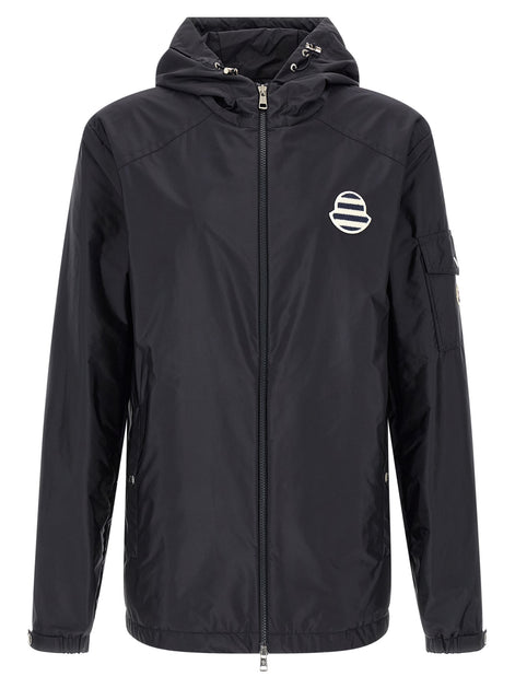 Moncler Blue Polyamide Shell Jacket