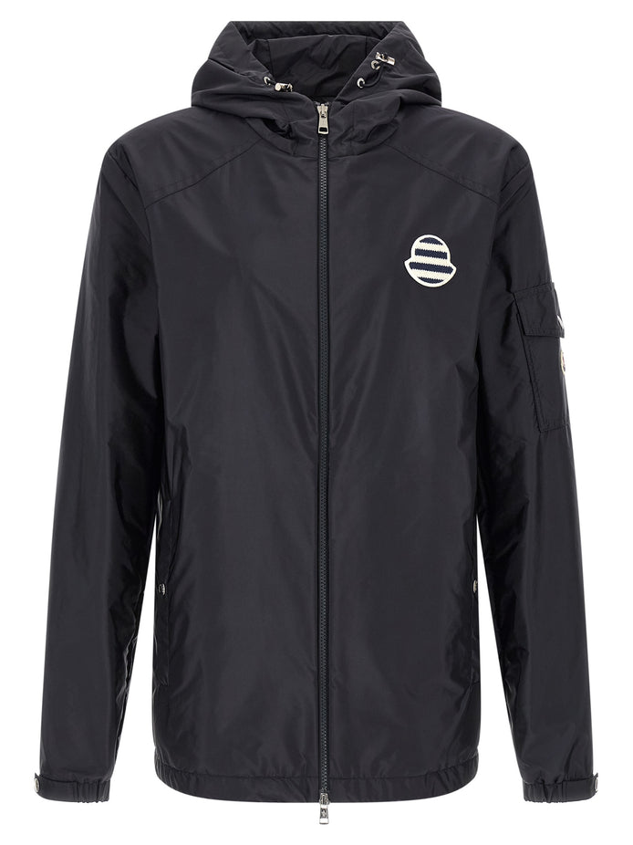 Moncler Blue Polyamide Shell Jacket