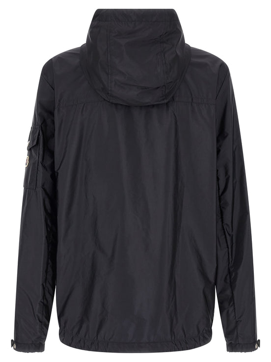 Moncler Blue Polyamide Shell Jacket