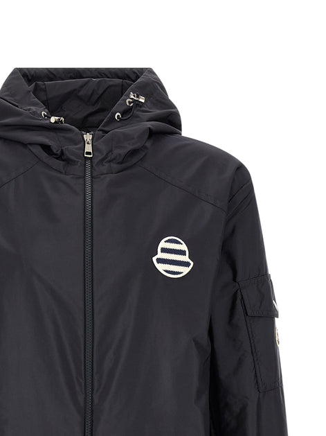 Moncler Blue Polyamide Shell Jacket