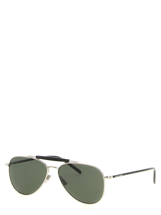 Saint Laurent 864 Silver Acetate Sunglasses