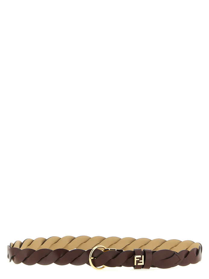 Fendi Multicolor Calfskin Regular Belt