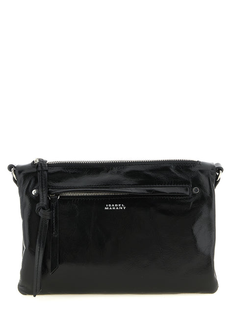 Isabel Marant Black Calfskin Crossbody Bag