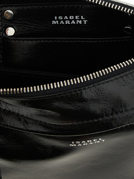 Isabel Marant Black Calfskin Crossbody Bag
