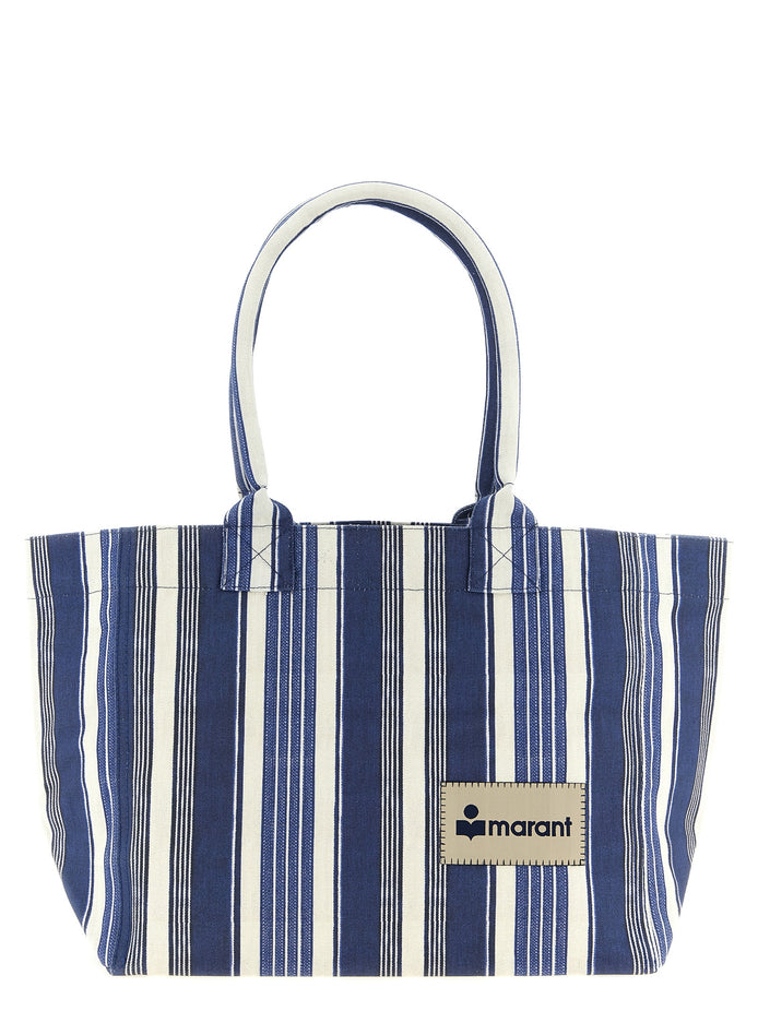 Isabel Marant Blue Cotton Tote Bag