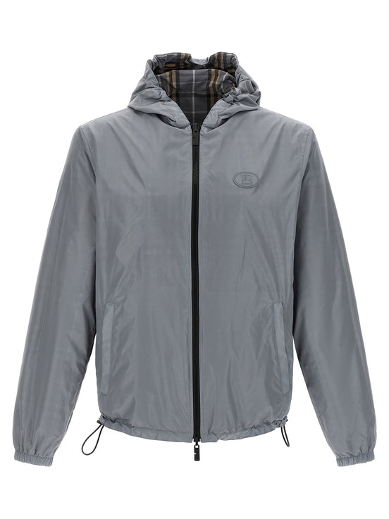 Burberry Multicolor Polyester Shell Jacket