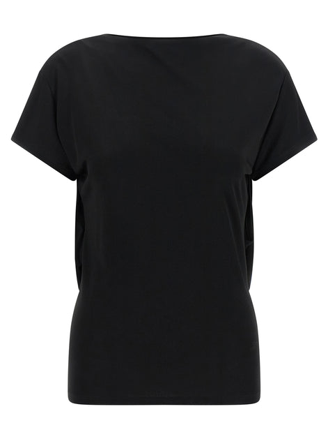 Jacquemus Black Viscose T-Shirt