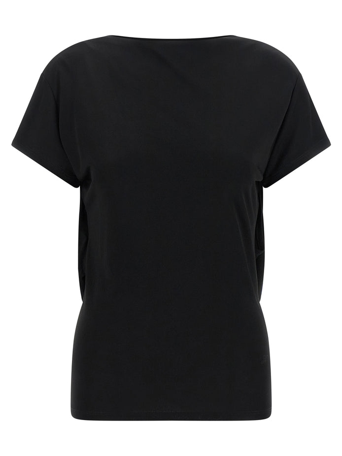 Jacquemus Black Viscose T-Shirt