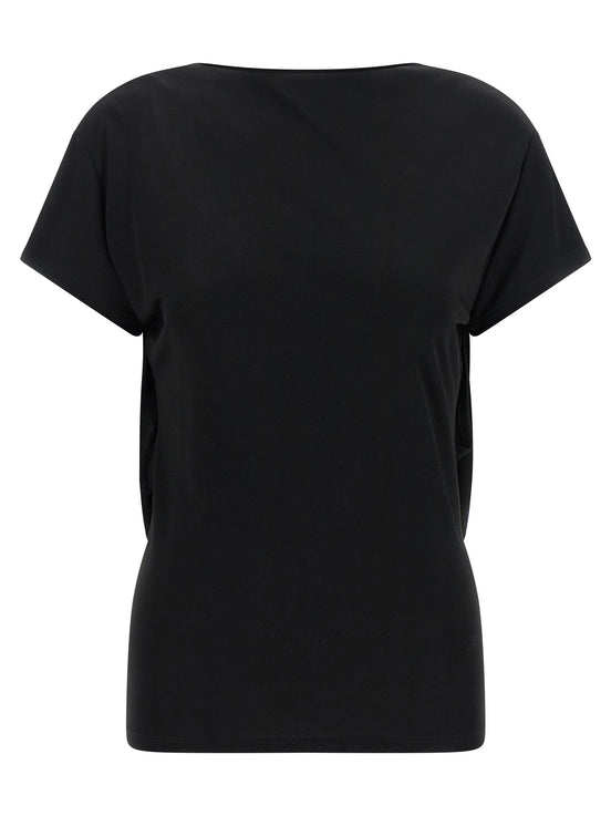 Jacquemus Black Viscose T-Shirt
