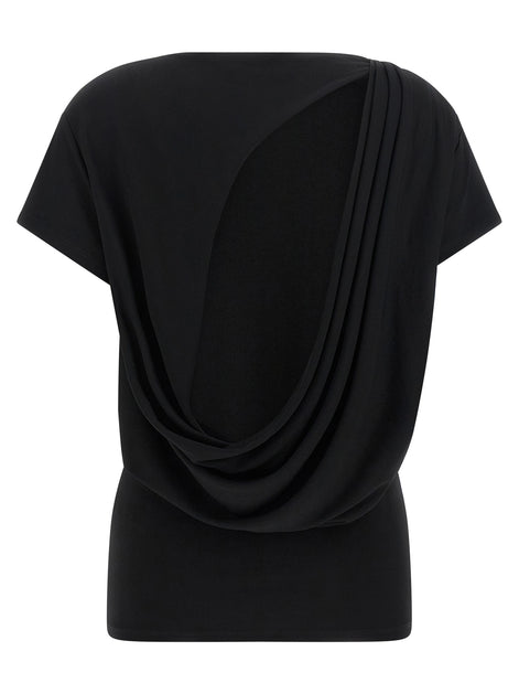 Jacquemus Black Viscose T-Shirt