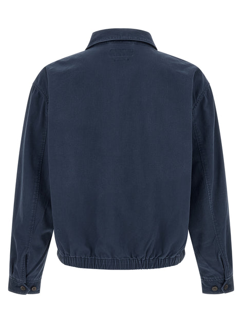 Polo Ralph Lauren Blue Cotton Full-Length Jacket