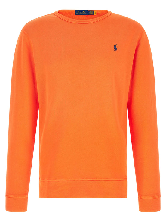 Polo Ralph Lauren Orange Cotton Sweatshirt