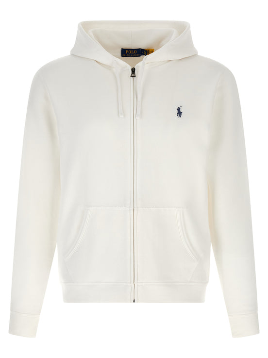 Polo Ralph Lauren White Cotton Sweatshirt