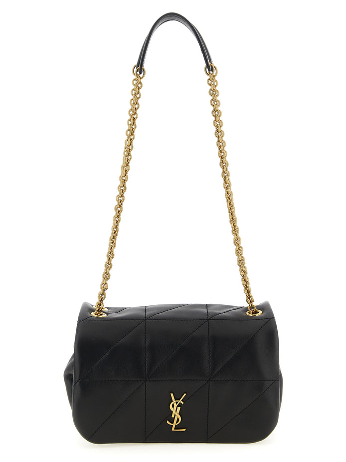 Saint Laurent Jamie mini Black Lamb Leather Shoulder Bag