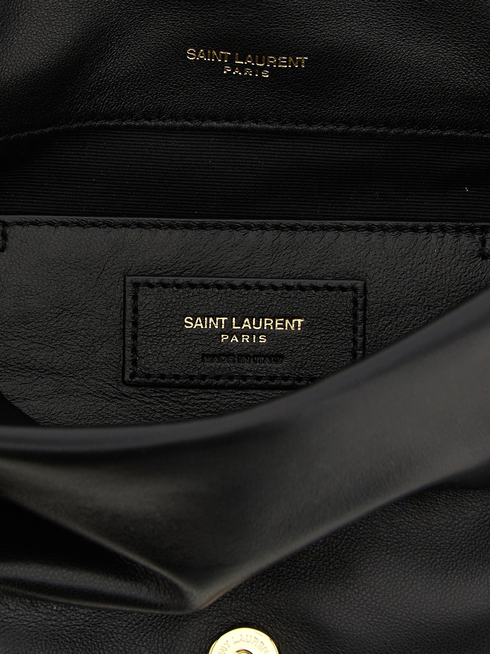 Saint Laurent Jamie mini Black Lamb Leather Shoulder Bag