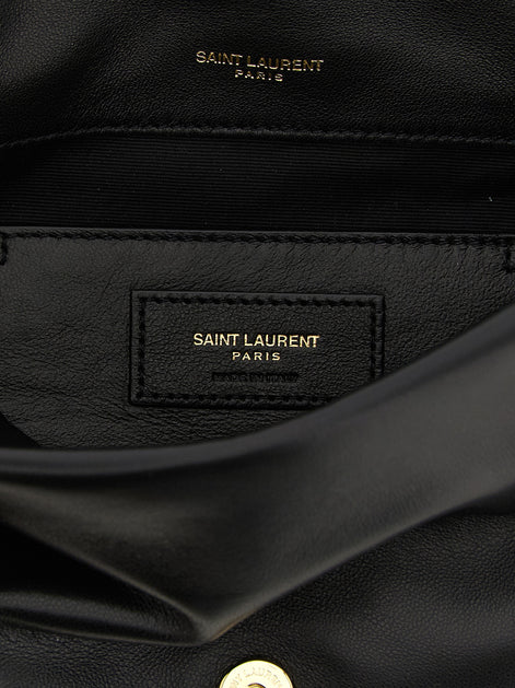 Saint Laurent Jamie mini Black Lamb Leather Shoulder Bag