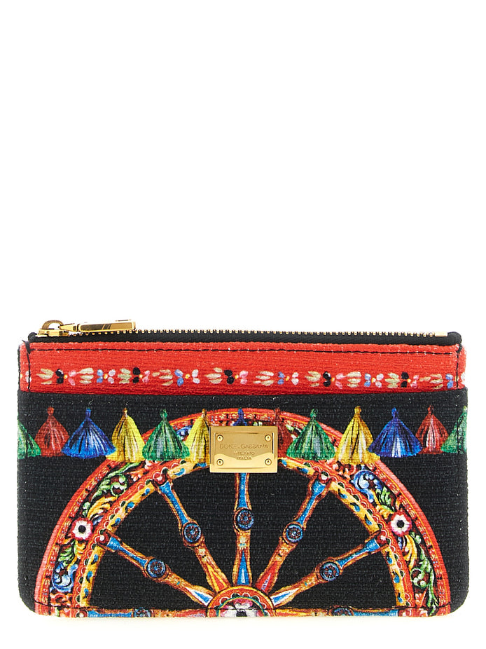 Dolce & Gabbana Multicolor Cotton Cardholder