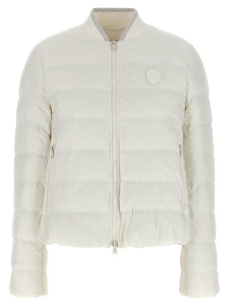 Brunello Cucinelli White Polyester Full-Length Jacket