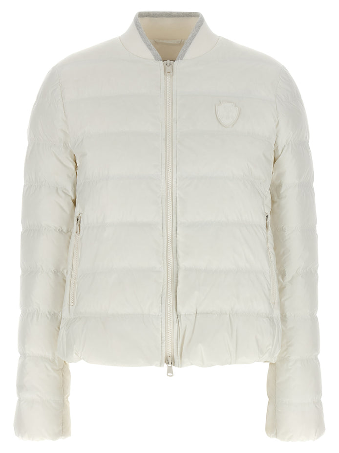 Brunello Cucinelli White Polyester Full-Length Jacket
