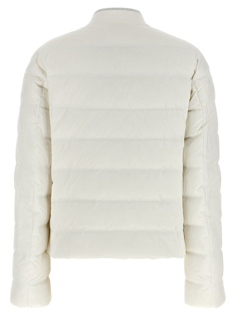 Brunello Cucinelli White Polyester Full-Length Jacket