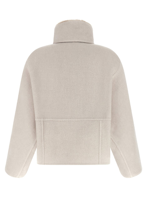 Brunello Cucinelli Gray Virgin Wool Coat