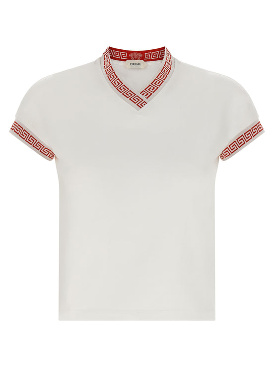 Versace Multicolor Cotton T-Shirt