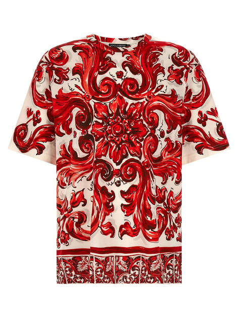 Dolce & Gabbana Multicolor Cotton T-Shirt
