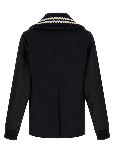 Dsquared² Blue Wool Coat