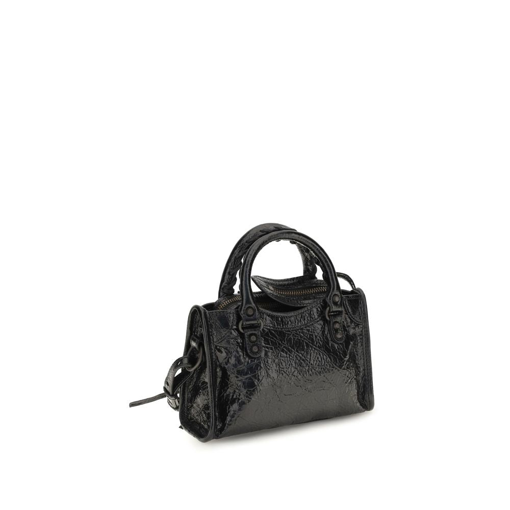 Balenciaga Le City nano Black Lamb Handbag