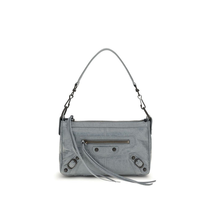Balenciaga Gray Lamb Ovis Aries Aries Handbag