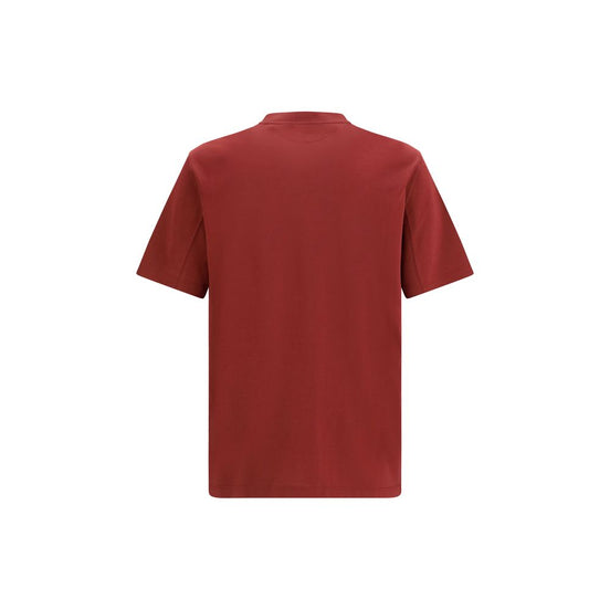 Brunello Cucinelli Bordeaux Cotton T-Shirt