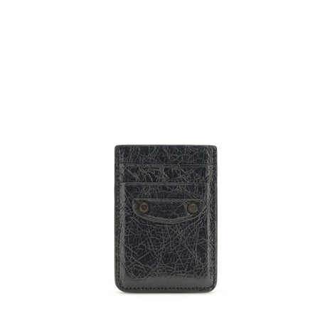 Balenciaga Black Lamb Ovis Aries Aries Wallet