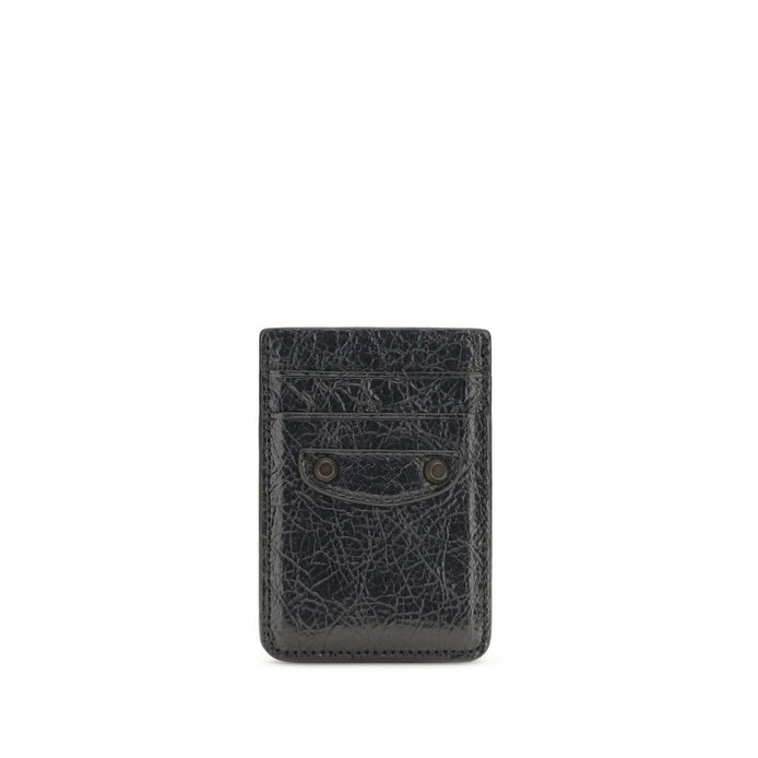 Balenciaga Black Lamb Ovis Aries Aries Wallet
