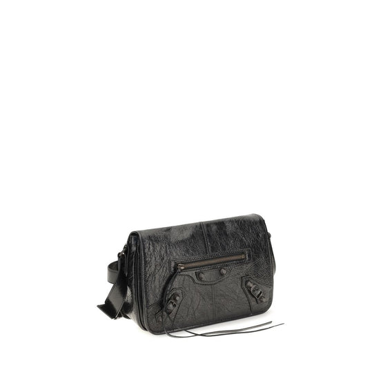 Balenciaga Le City small Black Lamb Shoulder Bag