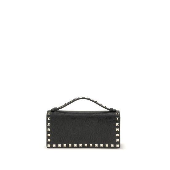 Valentino Garavani Rockstud Black Leather Wallet